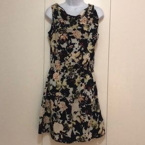 GAP Navy Floral Print Dress